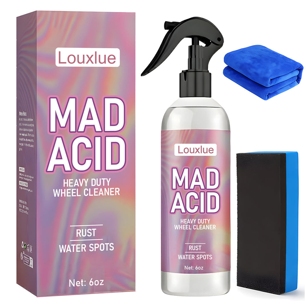 ✨ Louxlue™ Heavy Duty Car & Wheel Cleaner — Rust • Water Spots • Grime — Gone in Seconds