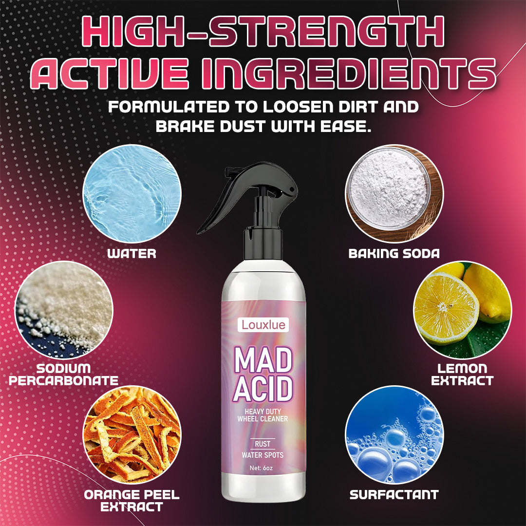 ✨ Louxlue™ Heavy Duty Car & Wheel Cleaner — Rust • Water Spots • Grime — Gone in Seconds
