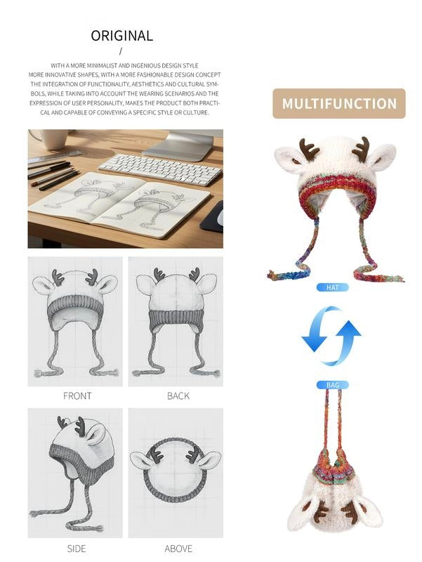 Original design Festive Christmas Antler Hat