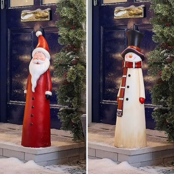 🔥 Black Friday Mega Sale - 🎄Handcrafted Santa & Snowman Figurines