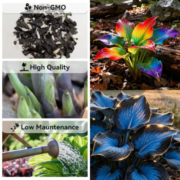 🌿Rare Hosta Seeds for Lush Shade Gardens💖(500 seeds)