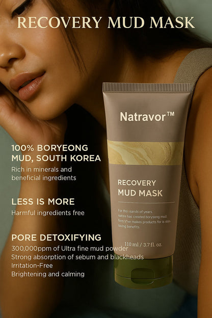🔥Up to 80% discount🔥"Unlock Clear, Smooth Skin with  Recovery Mud Mask – Nature’s Healing Power"