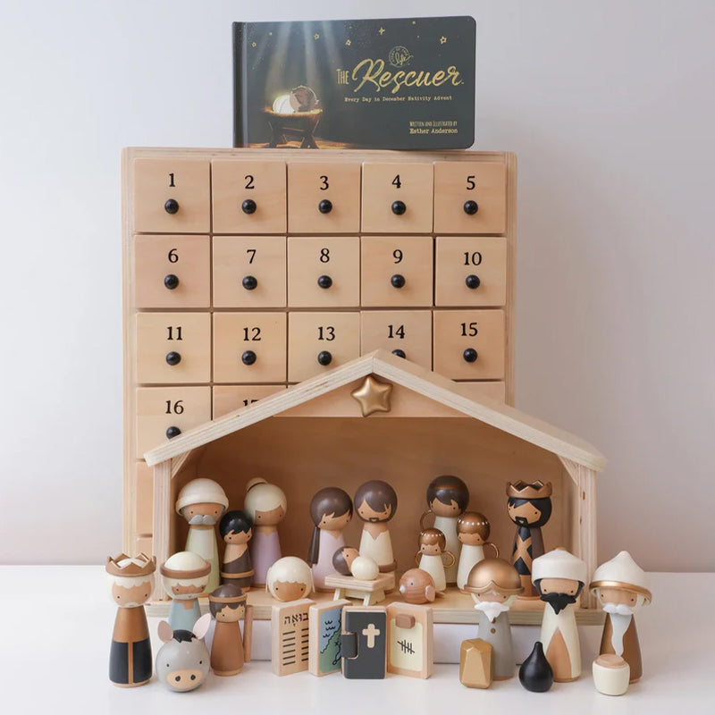 🔥LAST DAY 60% OFF- ✝️The Rescuer –Nativity Advent Calendar