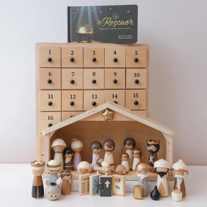 🔥LAST DAY 60% OFF- ✝️The Rescuer –Nativity Advent Calendar