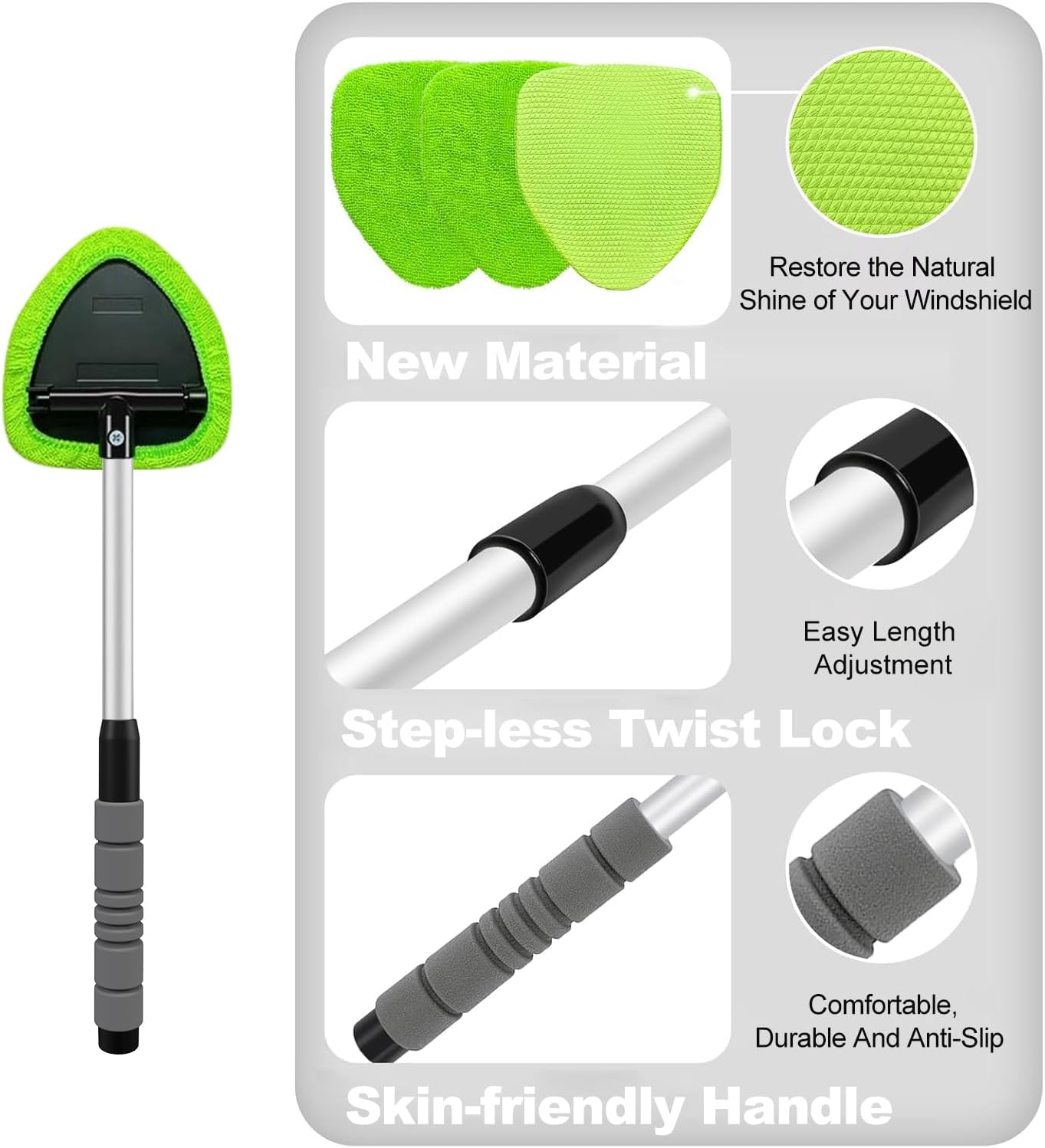 Microfiber Car Window Cleaning Tool