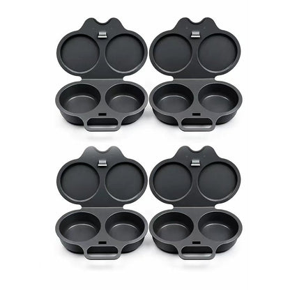 🍳 BUY 1 GET 1 FREE! ✨ Dual Cavity Microwave Egg Poacher – Quick Oil-Free Cooking, Food-Grade PP & Versatile Kitchen Essential 💫