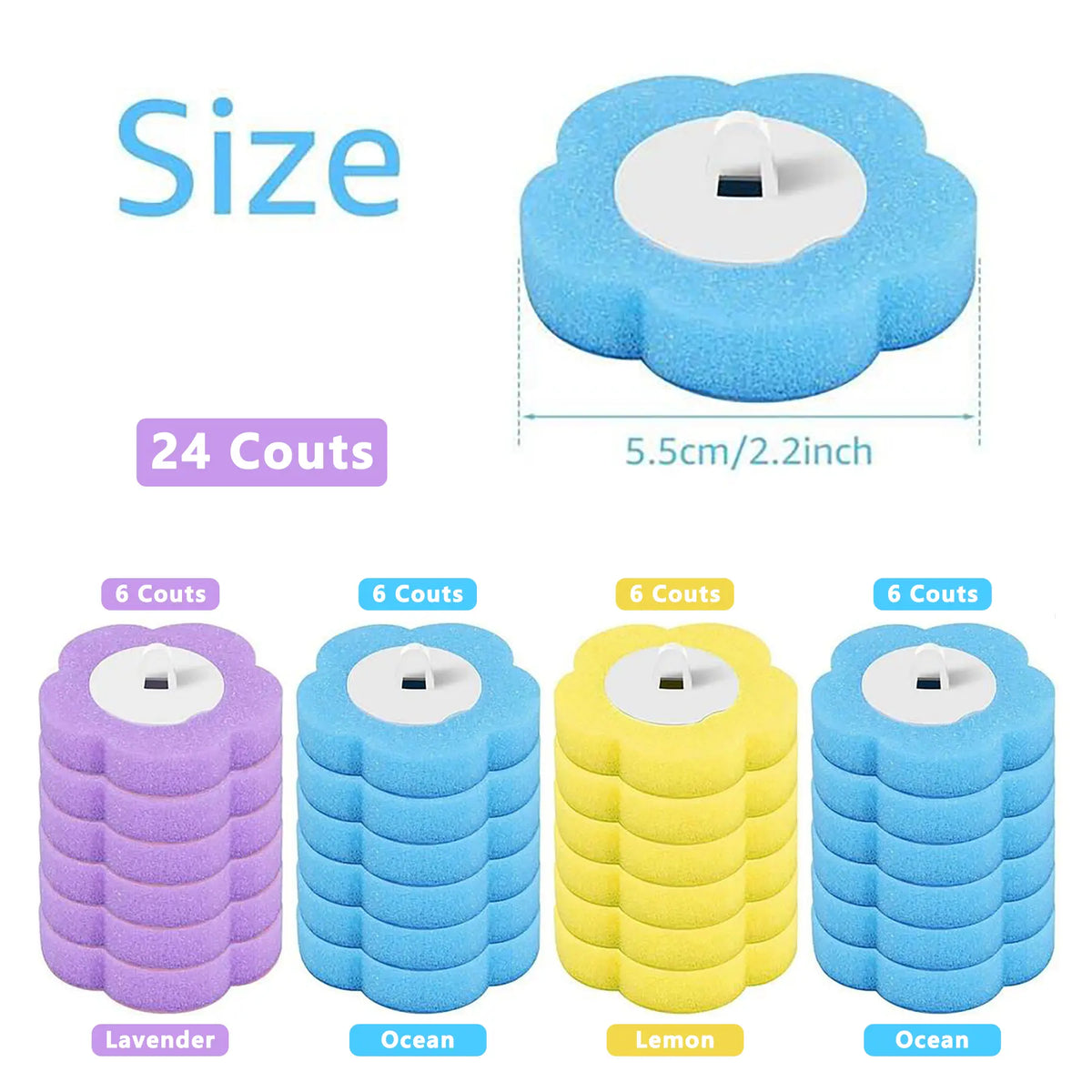 NATRAVOR™ Disposable Toilet Brush, Toilet Bowl Wand Holder Set with 24PCS Cleaner Refills, Bathroom Cleaning System for Sink Bathtub Drain Wash Basin Urinal，Wall-Mount Scrubbing Toilet Brush Bathroom Cleaning Kit