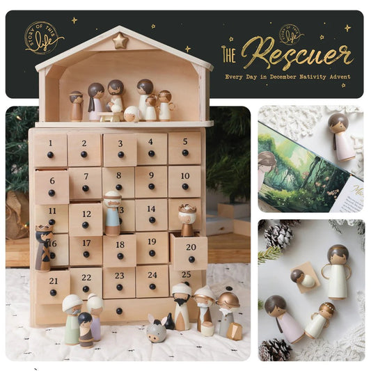 🔥LAST DAY 60% OFF- ✝️The Rescuer –Nativity Advent Calendar