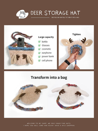 Original design Festive Christmas Antler Hat