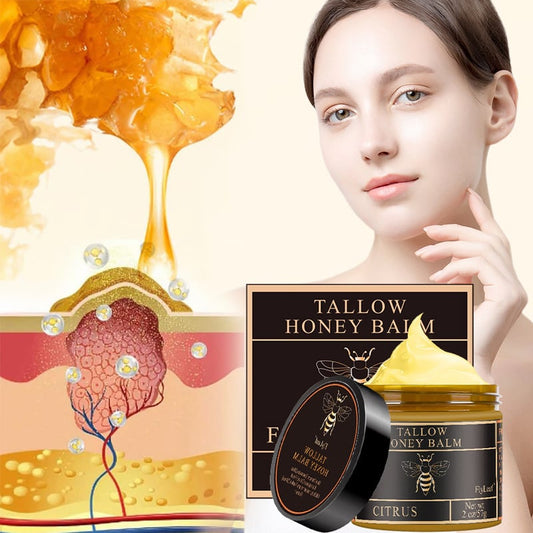 🔥Last Day Promotion 49% OFF-✨Beef Tallow and Honey Balm for Skin - Handmade All-Natural Moisturizer