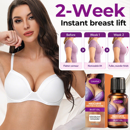 Louxlue®MaxCurve Sculpting & Volumizing Bust Oil 🌸 — Say Goodbye to Sagging & Flat Busts 💖, Get Fuller, Firmer Curves 📈, Non-Surgical ✅, Try It Now! 🔥