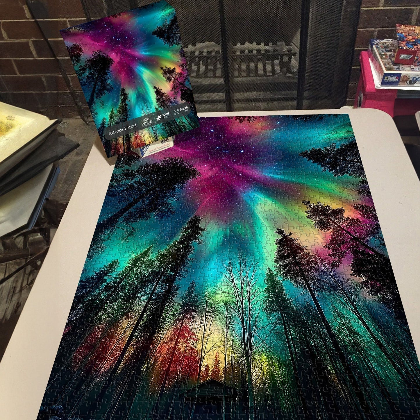 Aurora Forest Jigsaw Puzzle 1000 Pieces