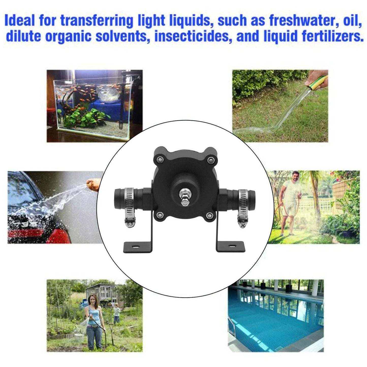 🔧Portable Drill Pump: Self-Priming Water Solution for Home! 💧