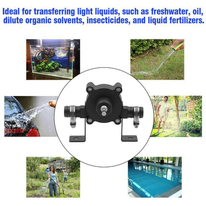 🔧Portable Drill Pump: Self-Priming Water Solution for Home! 💧
