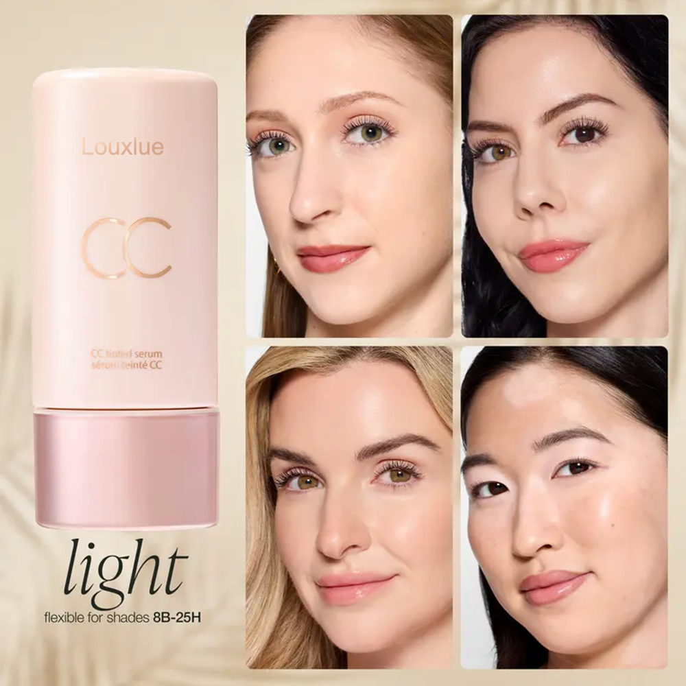 Louxlue CC color-correcting tinted serum ✨Now Comes With A Precision Blending Brush