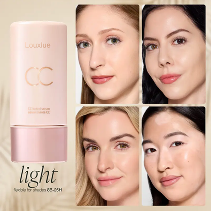 Louxlue CC color-correcting tinted serum ✨Now Comes With A Precision Blending Brush