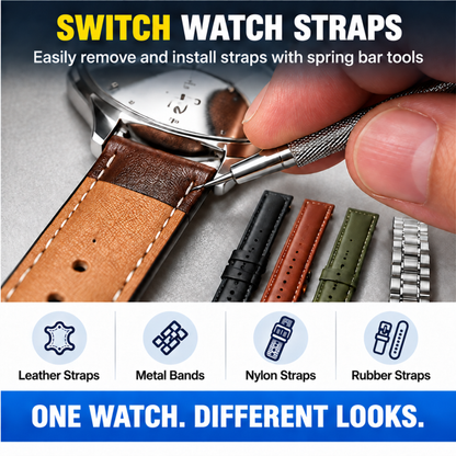 Watch Repair Tool Kit – Link Removal, Battery & Strap Tools