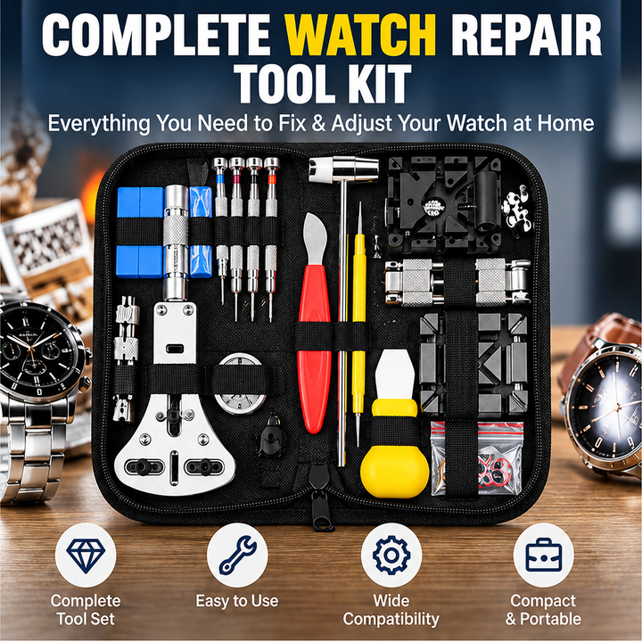 Watch Repair Tool Kit – Link Removal, Battery & Strap Tools