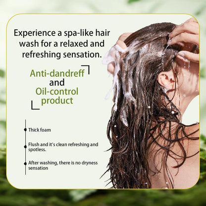 Buy 2 Get 1 Free! Luxgloe Rosemary Shampoo & Hair Serum – Boost Growth, Reduce Oil & Dandruff, Restore Shine