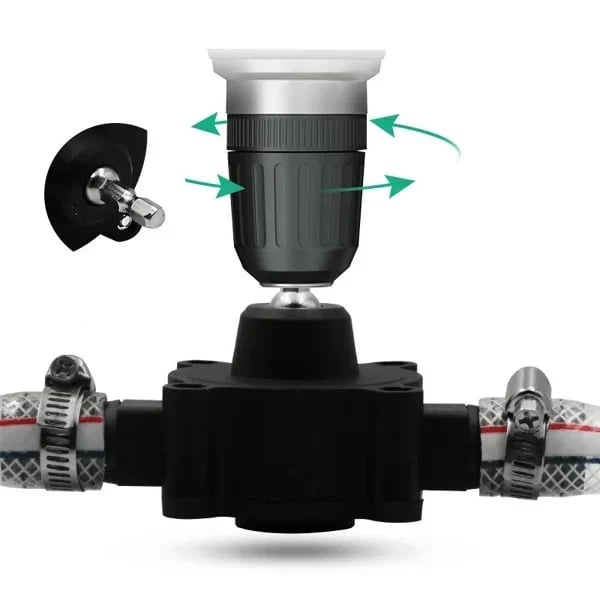 🔧Portable Drill Pump: Self-Priming Water Solution for Home! 💧