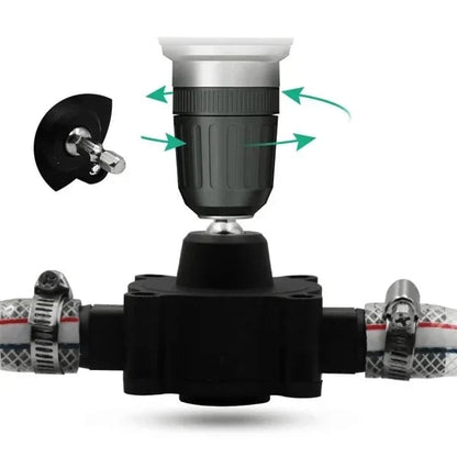 🔧Portable Drill Pump: Self-Priming Water Solution for Home! 💧