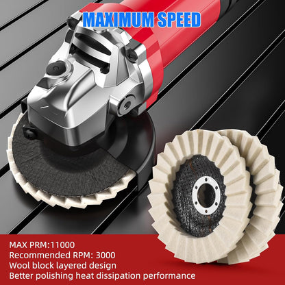 ⚙️2025 New in Hot Sale 49% OFF🔥Wool Polishing Wheels Set for Angle Grinders