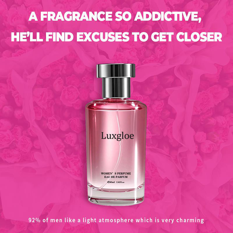 Luxgloe Women's Perfume, Long Lasting Floral Fruity Fragrance with Sicilian Mandarin, Jasmine Absolute & Amber, Daily Scented Perfume, 2.71oz (80ml)