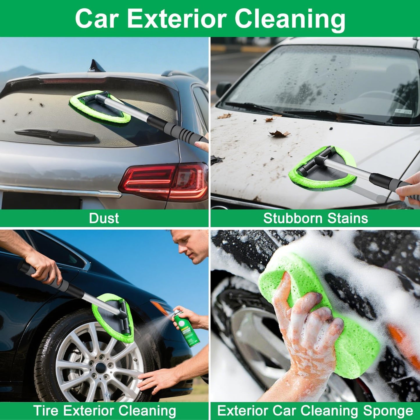Microfiber Car Window Cleaning Tool