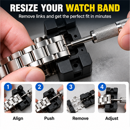 Watch Repair Tool Kit – Link Removal, Battery & Strap Tools