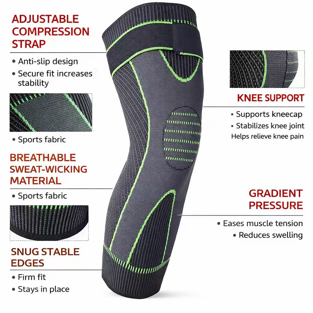 Warm Non-Slip Knee & Leg Sleeve