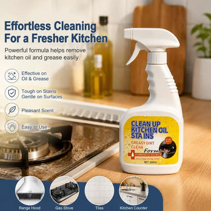 Kitchen Grease Cleaner Spray – Stovetop & Range Hood Cleaner