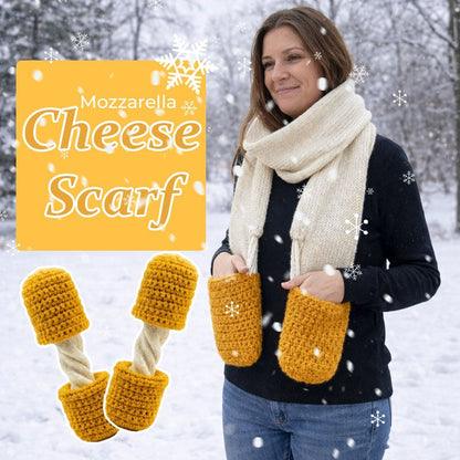 🧀Mozzarella Cheese Scarf🧣Our gift to all you cheese lovers