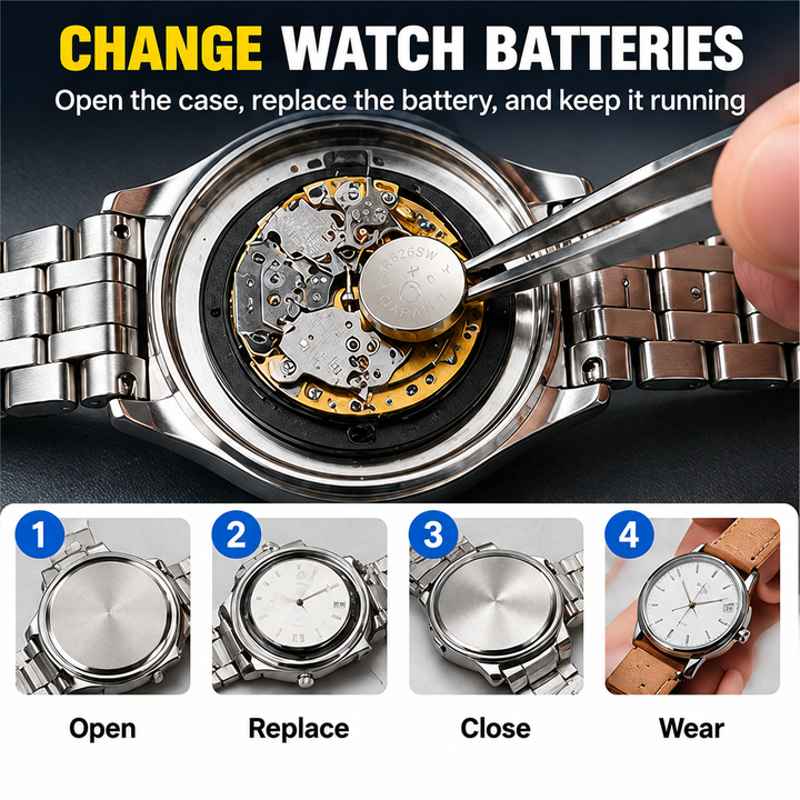 Watch Repair Tool Kit – Link Removal, Battery & Strap Tools