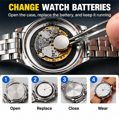 Watch Repair Tool Kit – Link Removal, Battery & Strap Tools
