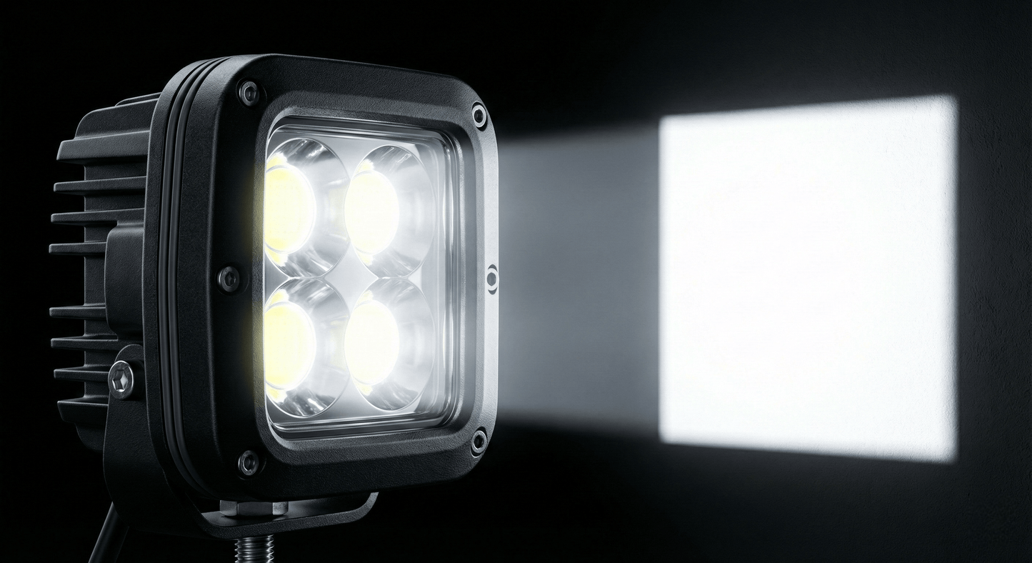 Motorized Remote Control Laser LED Searchlight