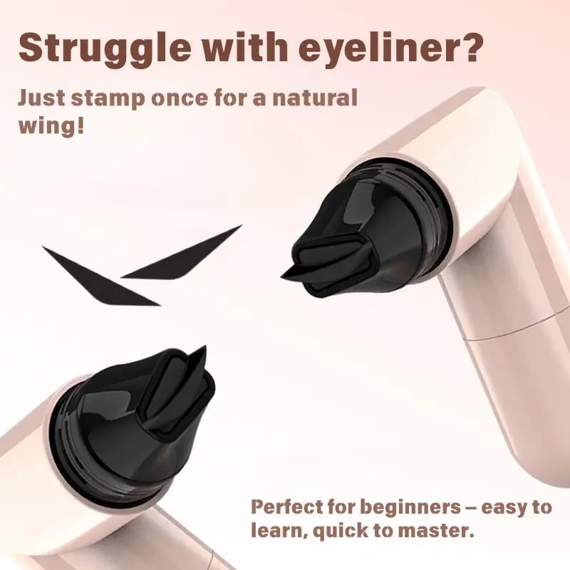 ⚡ 50K+ SOLD - Perfect Wing Stamp & Go - Easy Eyeliner Tool