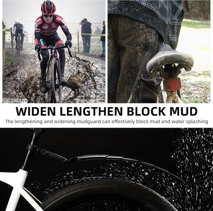 🚲  Retractable Bike Mudguards