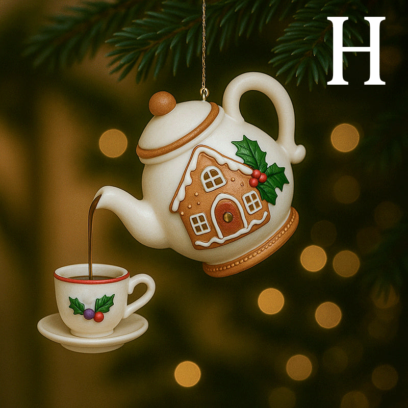 Christmas Teapot Ornament