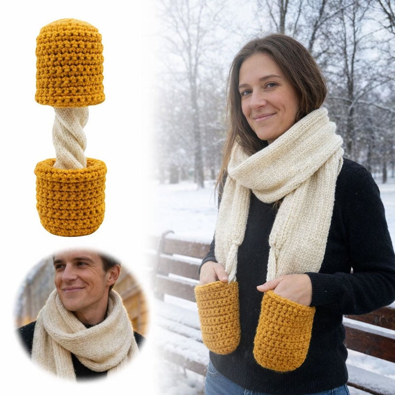 🧀Mozzarella Cheese Scarf🧣Our gift to all you cheese lovers