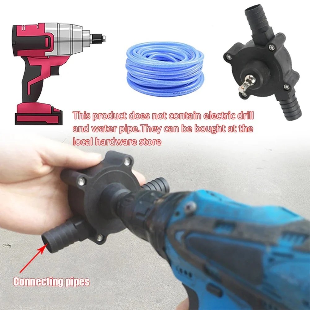 🔧Portable Drill Pump: Self-Priming Water Solution for Home! 💧