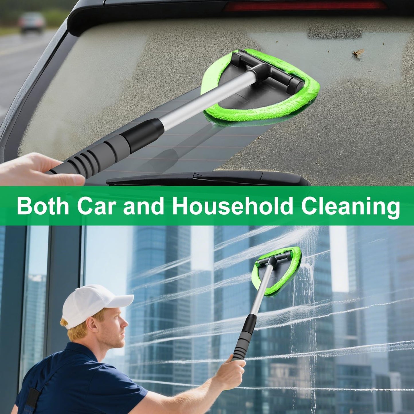 Microfiber Car Window Cleaning Tool