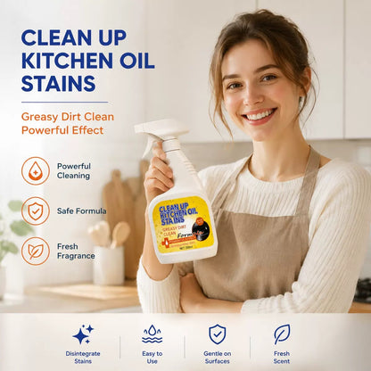 Kitchen Grease Cleaner Spray – Stovetop & Range Hood Cleaner