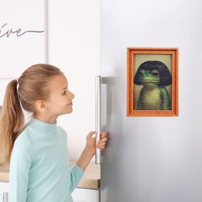 🎄Christmas Sales 49% OFF🤣Funny Vintage Frog Refrigerator Magnet🐸