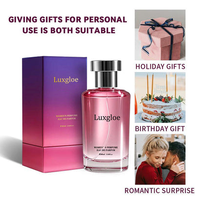 Luxgloe Women's Perfume, Long Lasting Floral Fruity Fragrance with Sicilian Mandarin, Jasmine Absolute & Amber, Daily Scented Perfume, 2.71oz (80ml)