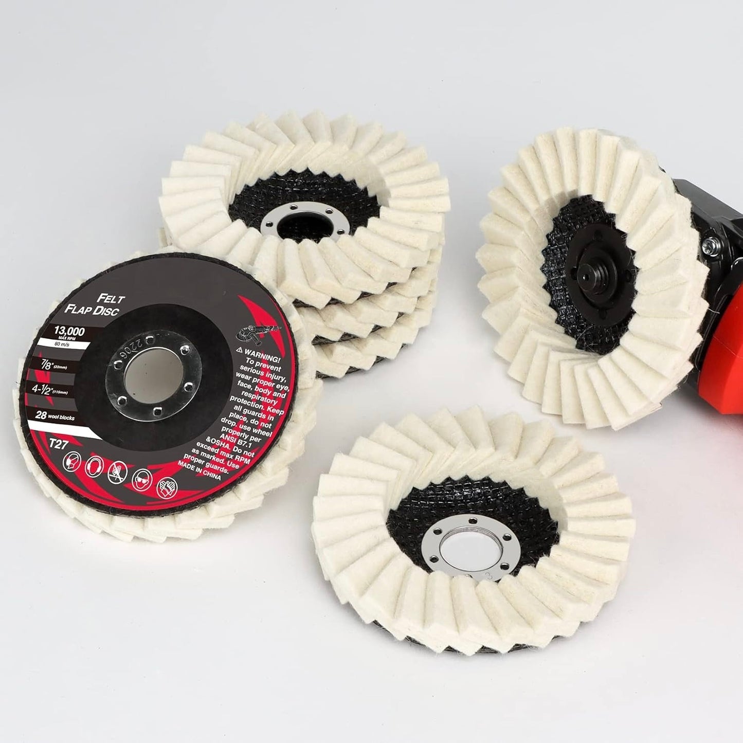 ⚙️2025 New in Hot Sale 49% OFF🔥Wool Polishing Wheels Set for Angle Grinders