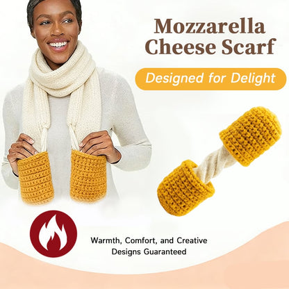 🧀Mozzarella Cheese Scarf🧣Our gift to all you cheese lovers